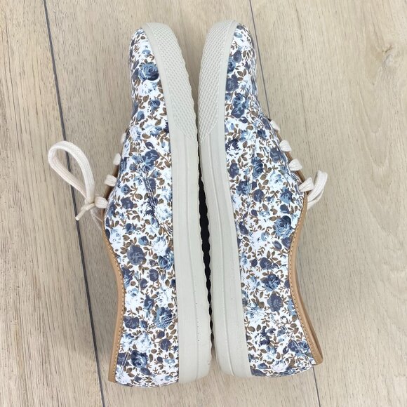 Hotter England Mabel Floral Lace Up Sneakers SZ 8.5 - Picture 5 of 10